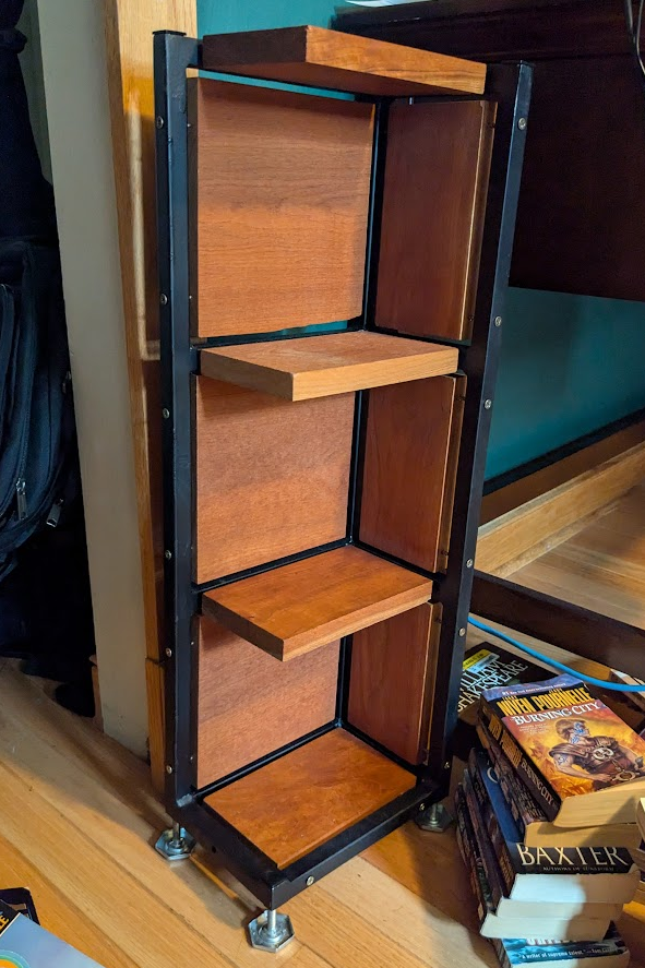 Floating Panel Bookshelf